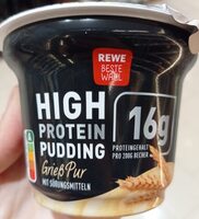 High protein pudding