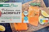 Portionen vom Lachsfilet