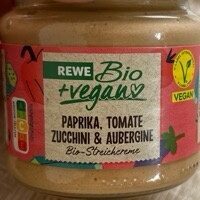 Brotaufstrich, Paprika, Tomate, Zucchini & Aubergine Streichcreme