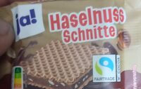 Haselnuss-Schnitte