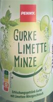 Gurke Limette Minze Erfrischungsgetränk