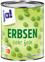 Erbsen sehr fein
