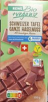Schweizer Tafel Ganze Haselnuss