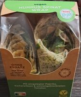 Hummus Spinat Wrap