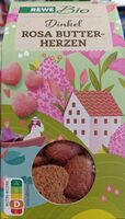 Dinkel Rosa Butter-Herzen