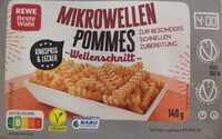 Mikrowellen Pommes - Wellenschnitt
