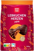 Lebkuchen Herzen mit Aprikosenfüllung