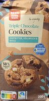 Triple chocolat cookies