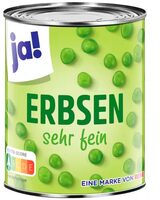 Erbsen sehr fein