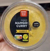 Hummus mango-curry