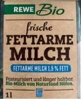 Fettarme Milch 1,5%