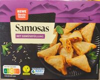 Samosas mit Gemüsefüllung