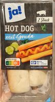 Hot dog mit Gouda