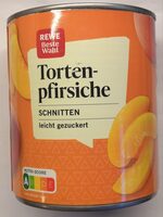 Tortenpfirsiche, Schnitten, leicht gezuckert