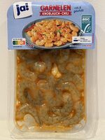 Garnelen, roh, geschält, entdarmt, mit Knoblauch-Chili-Marinade