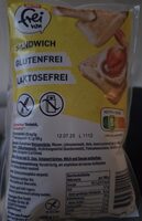 Sandwich gluten-free