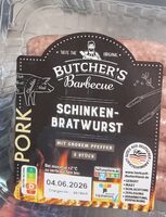 Schinken-Bratwurst grob. Pfeffer