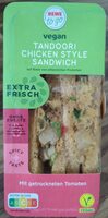 Vegan Tandoori Chicken Style Sandwich