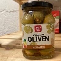 Chalkidiki Oliven mit Mandeln