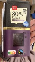 80% Kakao Edelbitter Schokolade