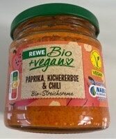 Paprika, Kichererbse & Chili Bio-Streichcreme