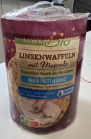 Linsenwaffeln mit Meersalz