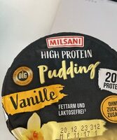 High protein pudding vanille