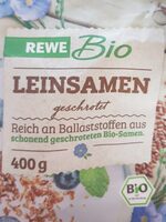 Leinsamen geschrotet