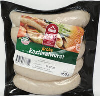 Grobe Rostbratwurst