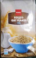 Rolled oat flakes fine