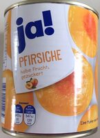 Pfirsiche halbe Frucht, gezuckert