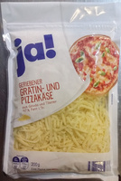 Geriebener Gratin- und Pizzakäse