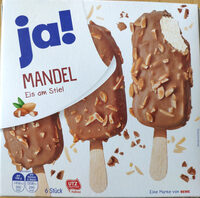 Ja! Mandel Eis am Stiel