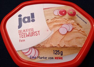 Delikatess Teewurst fein