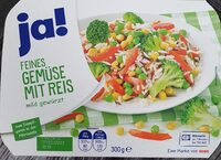 Feines Gemüse mit Reis, mild gewürzt