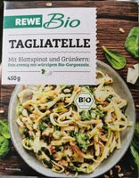 Tagliatelle mit Blattspinat und Grünkern