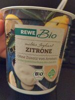 Rewe Bio milder Joghurt Zitrone