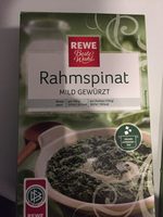 Rahmspinat  mild gewürzt