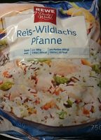 Reis-Wildlachs-Pfanne