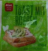 Toast mit Roggen