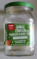 Junge Erbsen und Pariser Karotten