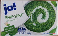 Rahm-Spinat mild gewürzt