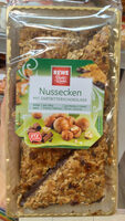 Nussecken mit Zarbitterschokolade