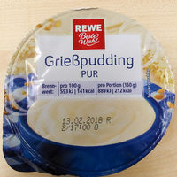 Grießpudding Pur