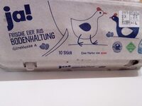 Frische Eier aus Bodenhaltung