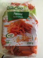 Rewe Bio Penne Rote Linsen
