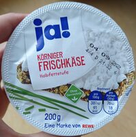 Körniger Frischkäse, Halbfettstufe