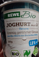 Rewe Bio Joghurt mild 1,8 %