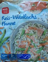 Reis-Wildlachs Pfanne