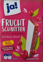 Frucht Schnitten Cranberry-Kirsch